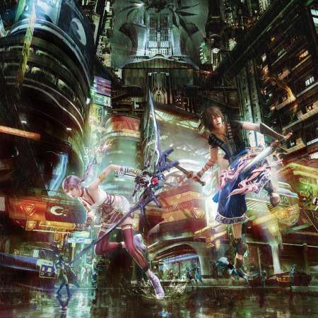 Final Fantasy XIII - 2 Mvil Horizontal fondo de escritorio