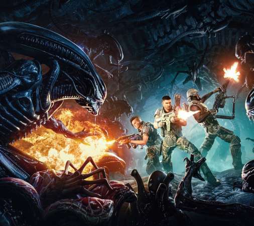 Aliens: Fireteam Mvil Horizontal fondo de escritorio