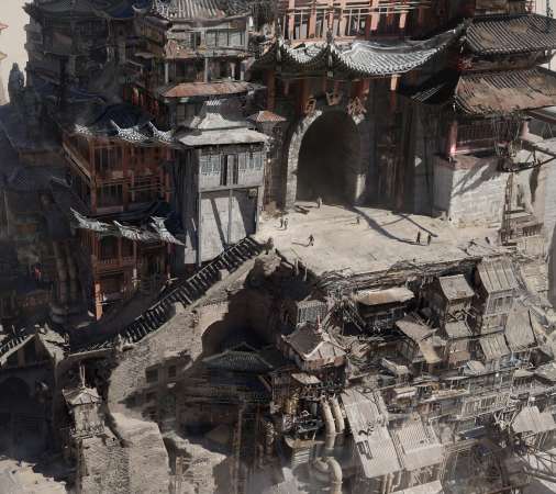 Ashfall M�vil Horizontal fondo de escritorio