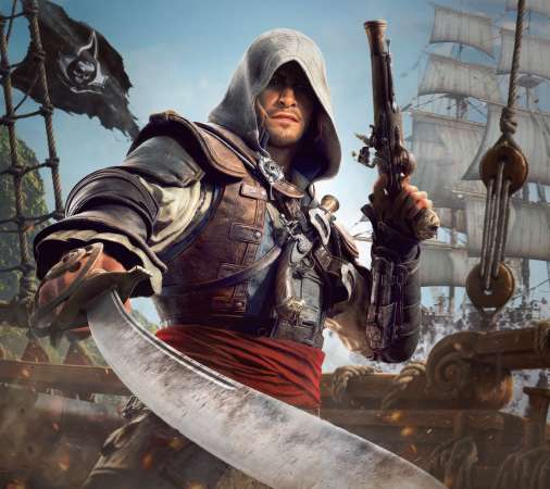 Assassin's Creed: Black Flag Resynced M�vil Horizontal fondo de escritorio