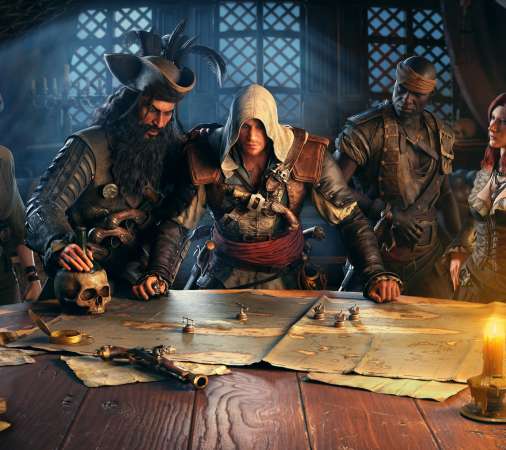 Assassin's Creed: Black Flag Resynced M�vil Horizontal fondo de escritorio