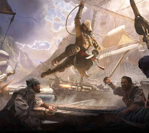 Assassin's Creed: Black Flag Resynced M�vil Horizontal fondo de escritorio