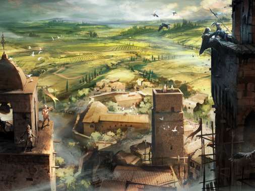 Assassin's Creed II Móvil Horizontal fondo de escritorio