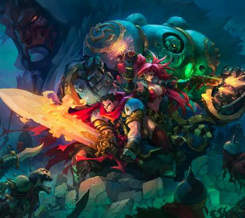 Battle Chasers - Nightwar Mvil Horizontal fondo de escritorio