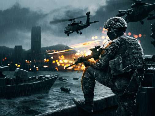 Battlefield 4 fan art Mvil Horizontal fondo de escritorio