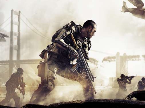 Call of Duty: Advanced Warfare Móvil Horizontal fondo de escritorio
