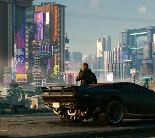 Cyberpunk 2077 Mvil Horizontal fondo de escritorio