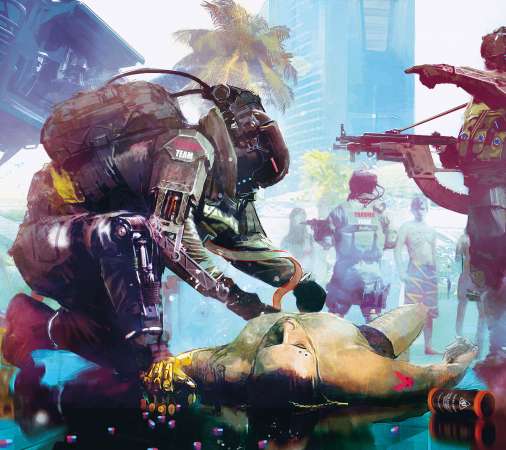 Cyberpunk 2077 Mvil Horizontal fondo de escritorio