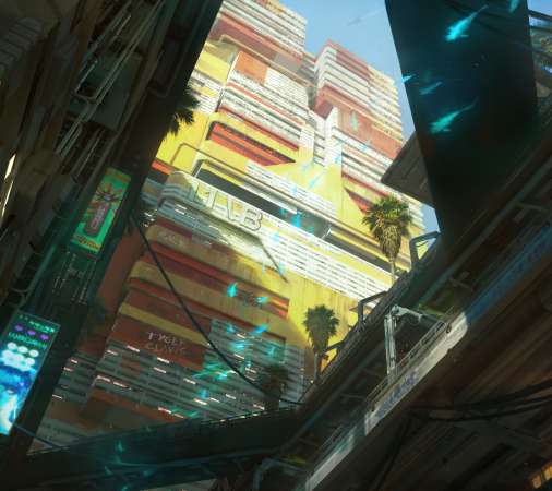 Cyberpunk 2077 Mvil Horizontal fondo de escritorio