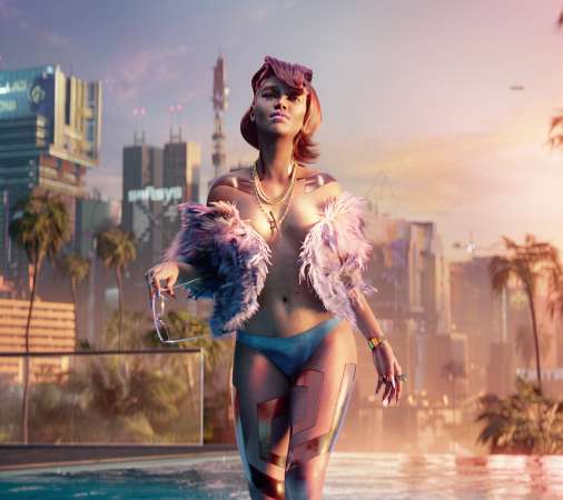 Cyberpunk 2077 Mvil Horizontal fondo de escritorio