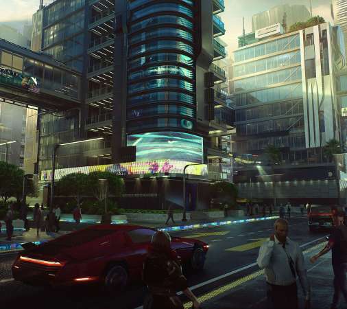 Cyberpunk 2077 Mvil Horizontal fondo de escritorio