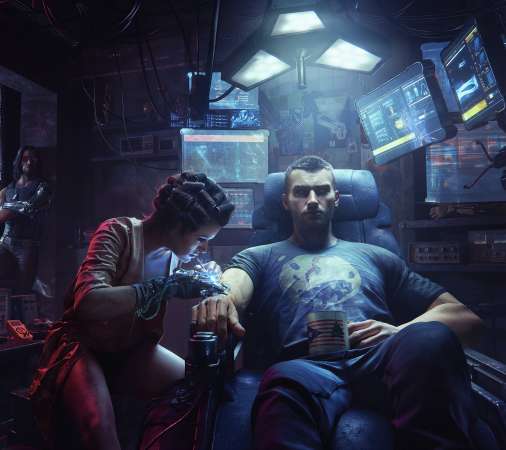 Cyberpunk 2077 Mvil Horizontal fondo de escritorio