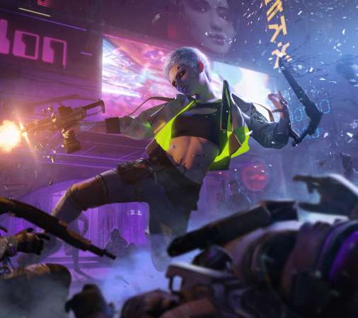 Cyberpunk 2077 fan art Mvil Horizontal fondo de escritorio