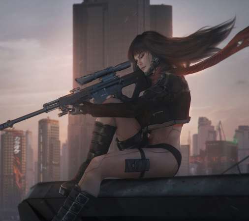 Cyberpunk 2077 fan art Mvil Horizontal fondo de escritorio