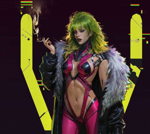 Cyberpunk 2077 fan art Mvil Horizontal fondo de escritorio