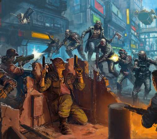 Cyberpunk 2077: Gangs of Night City Móvil Horizontal fondo de escritorio