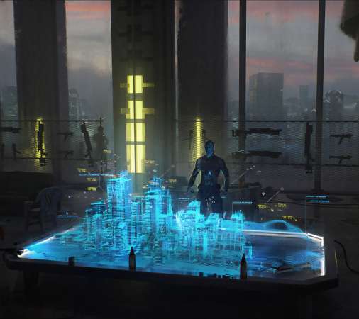 Cyberpunk 2077: Phantom Liberty Mvil Horizontal fondo de escritorio