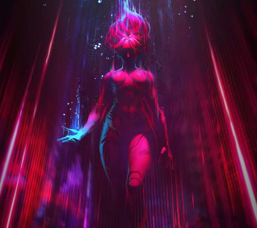 Cyberpunk Trading Card Game M�vil Horizontal fondo de escritorio