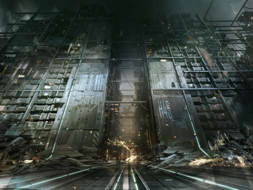 Deus Ex: Mankind Divided Mvil Horizontal fondo de escritorio