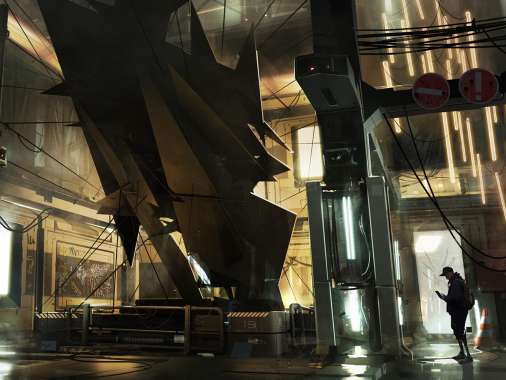 Deus Ex: Mankind Divided Mvil Horizontal fondo de escritorio