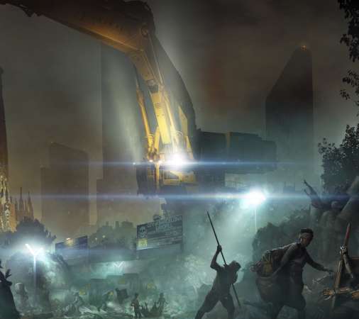 Deus Ex: Mankind Divided Mvil Horizontal fondo de escritorio