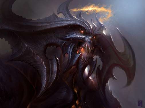 Diablo 3 Fan Art Mvil Horizontal fondo de escritorio