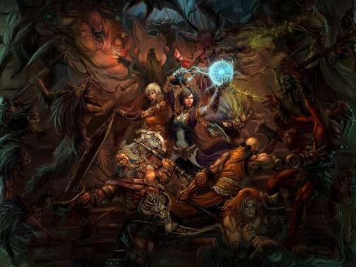 Diablo 3 Fan Art Mvil Horizontal fondo de escritorio