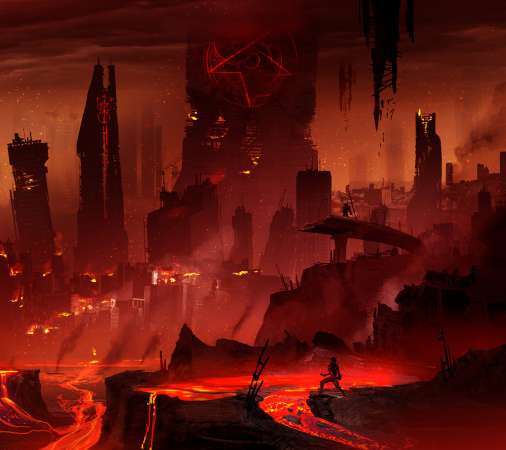 Doom Eternal Móvil Horizontal fondo de escritorio