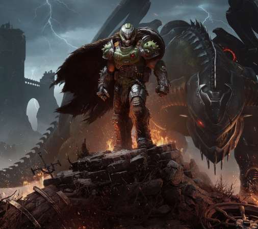Doom: The Dark Ages Móvil Horizontal fondo de escritorio