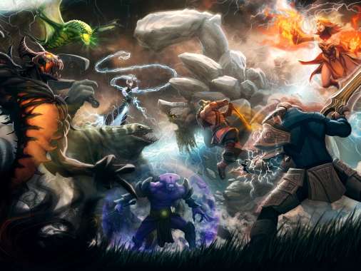 Dota 2 Móvil Horizontal fondo de escritorio