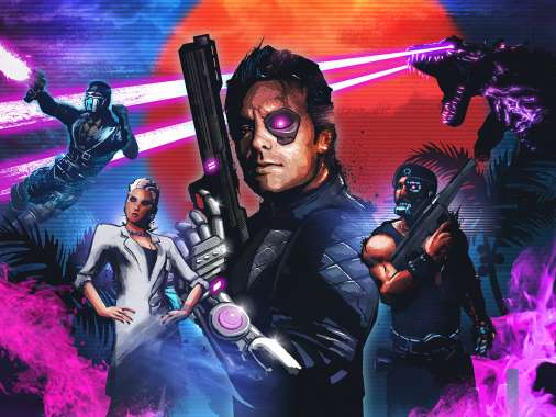 Far Cry 3: Blood Dragon Mvil Horizontal fondo de escritorio