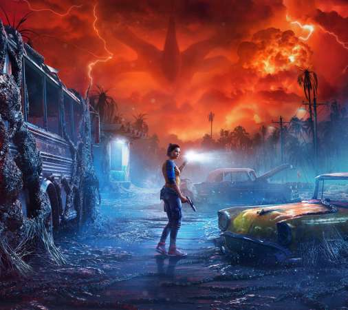 Far Cry 6 x Stranger Things Mvil Horizontal fondo de escritorio