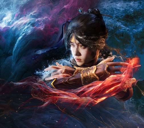Genigods: Nezha M�vil Horizontal fondo de escritorio