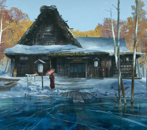 Ghost of Yotei M�vil Horizontal fondo de escritorio