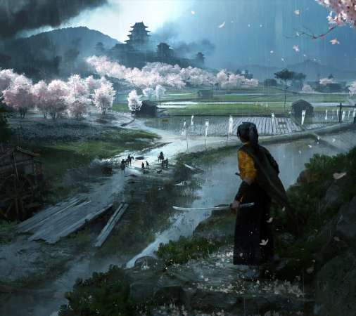 Ghost of Yotei M�vil Horizontal fondo de escritorio