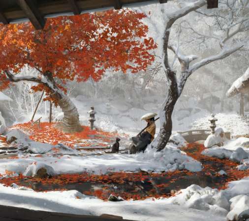 Ghost of Yotei M�vil Horizontal fondo de escritorio