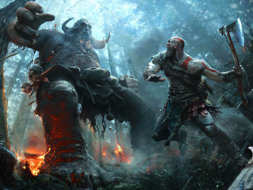 God of War 2017 Mvil Horizontal fondo de escritorio