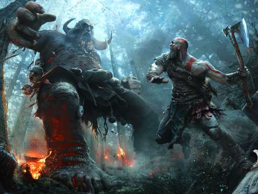 God of War 2017 Mvil Horizontal fondo de escritorio