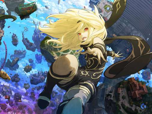 Gravity Rush 2 Mvil Horizontal fondo de escritorio