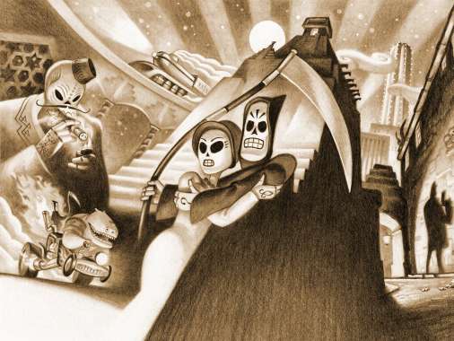 Grim Fandango Remastered Mvil Horizontal fondo de escritorio