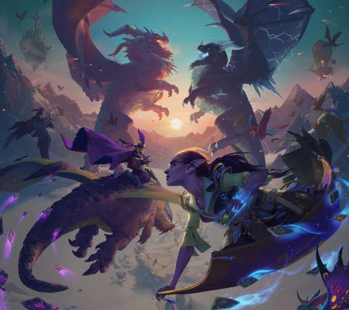 Hearthstone: Descent of Dragons Mvil Horizontal fondo de escritorio