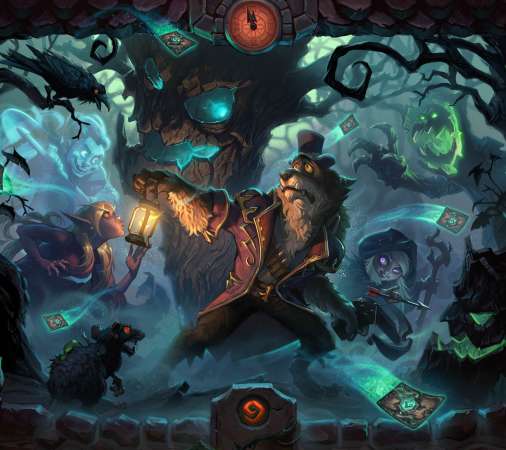 Hearthstone: Heroes of Warcraft - The Witchwood Mvil Horizontal fondo de escritorio