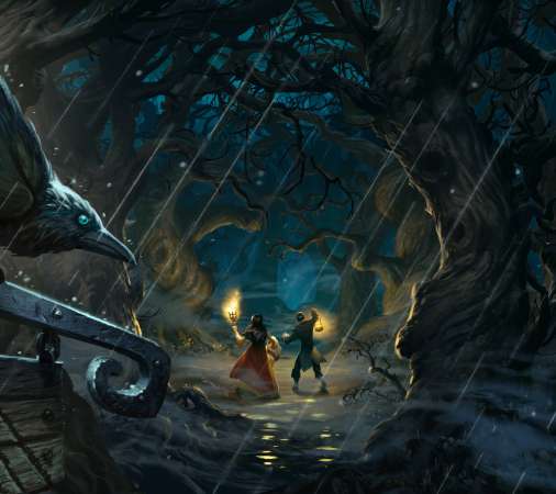 Hearthstone: Heroes of Warcraft - The Witchwood Mvil Horizontal fondo de escritorio