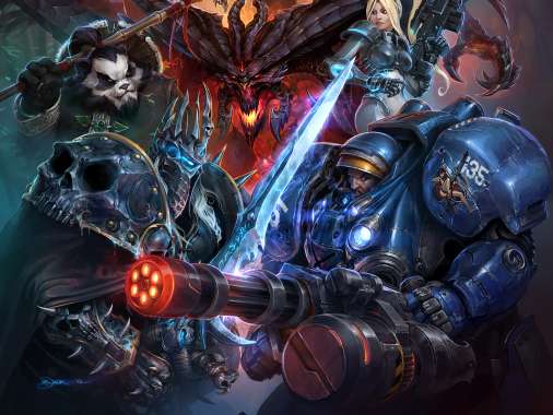 Heroes of the Storm Mvil Horizontal fondo de escritorio