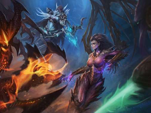 Heroes of the Storm fan art Mvil Horizontal fondo de escritorio