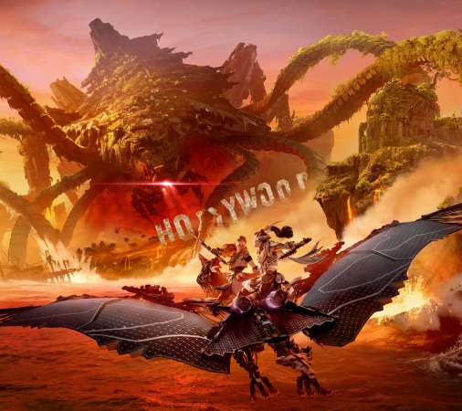 Horizon: Forbidden West - Burning Shores Mvil Horizontal fondo de escritorio