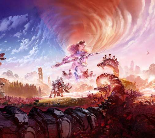 Horizon: Forbidden West Móvil Horizontal fondo de escritorio