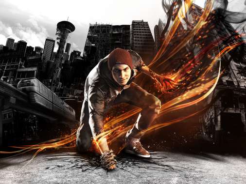 inFamous: Second Son Handy Horizontal Hintergrundbild