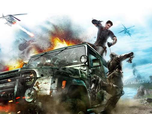 Just Cause 2 Mvil Horizontal fondo de escritorio