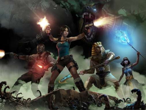 Lara Croft and the Temple of Osiris Móvil Horizontal fondo de escritorio